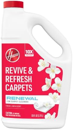 Hoover Renewal Carpet Cleaner Solution, 128 oz., Fresh Meadows Scent