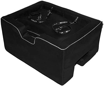 Pet Gear Lookout Booster Car Seat, Removable Comfort Pillow, Safety Tether Included, Installs in Seconds, No Tools Required