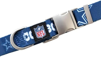 Littlearth NFL Detroit Lions Pet Premium Collar, Team Color, Small