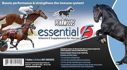 Pennwoods Essential E: Equine Vitamin E Horse Supplement, 1 Gallon