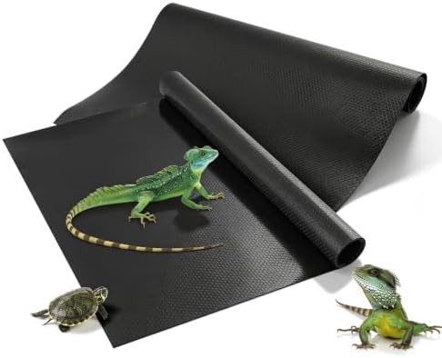 2 Pcs 40"x18" Reptile Substrate Mat, Terrarium Substrate Barriers
