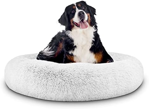 The Dog’s Bed Calming Donut Dog Bed, Machine Washable Removable Zip Cover