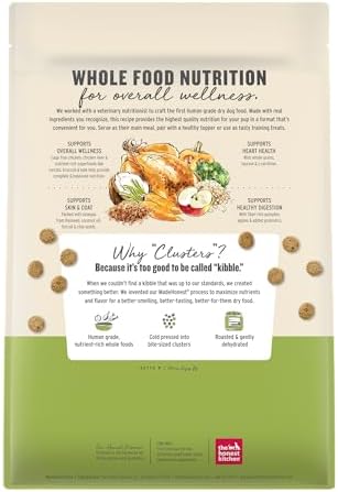 The Honest Kitchen Whole Food Clusters Whole Grain Chicken & Oat Dry Dog Food, 5 lb Bag