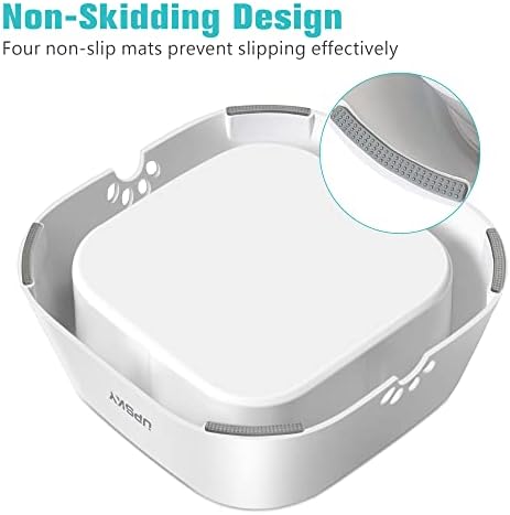UPSKY 35oz No-Spill Pet Water Bowl, Slow Water Feeder for Dogs and Cats