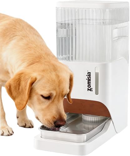 ZOMISIA 3 Gallon Automatic Dog Water Dispenser Gravity Extra Large Capacity