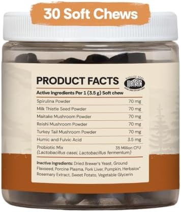 Chuck Norris Power GI Probiotic Soft Dog Chews, 30 Ct