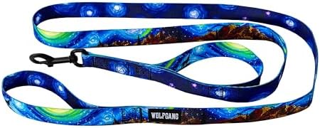 Wolfgang React Dog Leash Starrywolf Print Large