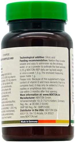 Nekton-Rep Vitamin Mineral Supplement for Reptiles and amphibians, 75gm