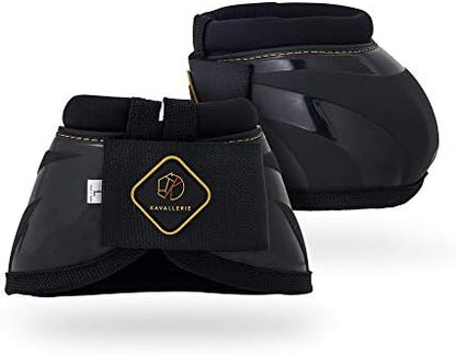 Kavallerie PRO-K Soft No Turn Bell Boots Ultimate Hoof Protection, with Anti-Spin Fastening System, Durable & Prevents Overreaching