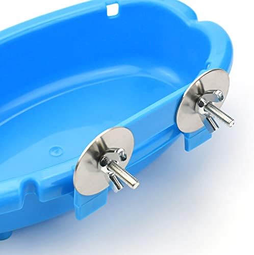 Mygeromon Bird Bath for Cage Parakeet Bathtub Budgie Shower Tub Indoor