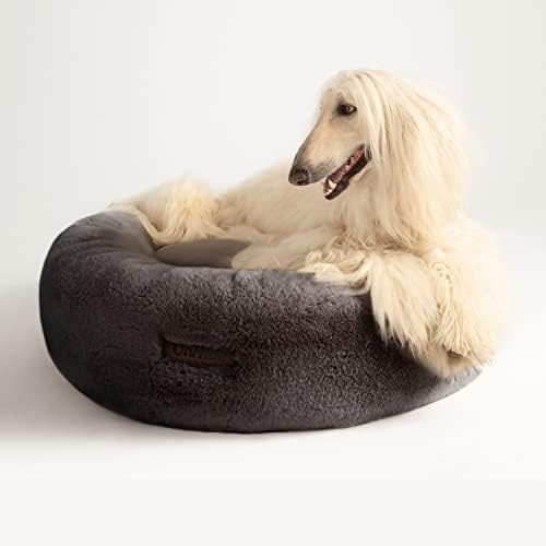 UnHide Floof Pet Bed, Extra Soft Dog Bed with Removable Faux Fur Cover