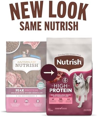 Nutrish High Protein Dry Dog Food, 4 lb. Bag (Rachael Ray)