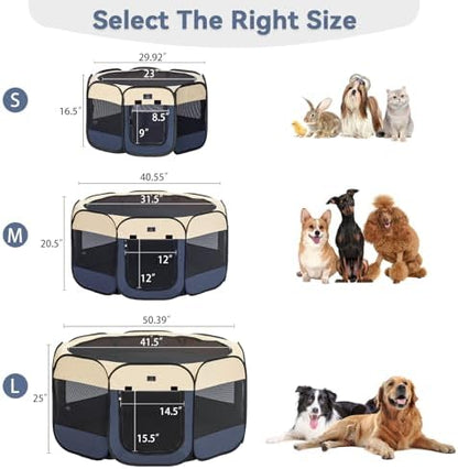 A 4 Pet 40.55-in Dog Playpen for Small Dogs & Puppies, Foldable