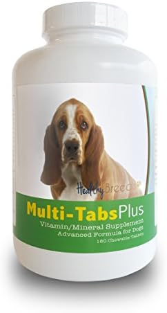Healthy Breeds Basset Hound Multi-Tabs Plus Chewable Tablets 180 Count