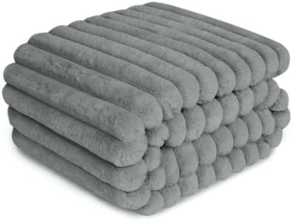 Reversible Waterproof Sherpa Pet Blanket for Large Dogs & Cats