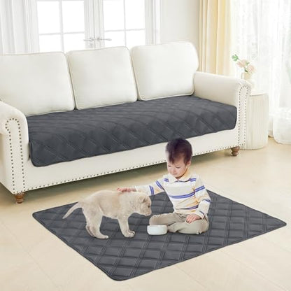Smiry Waterproof Dog Bed Cover, Reversible Pet Blanket for Sofa Couch