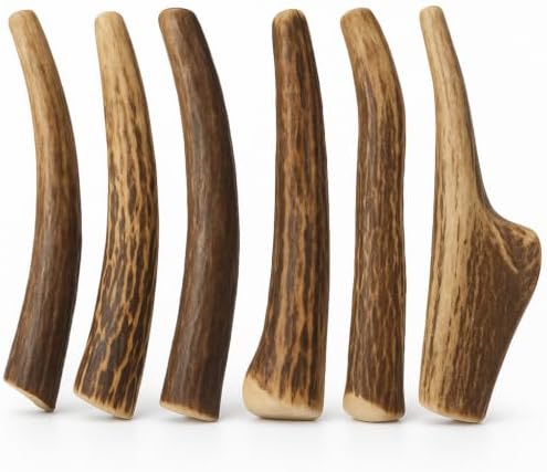 WhiteTail Naturals 6 Pack Whole Deer Antlers for Dogs, Small 4-6 Inch