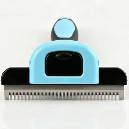 Pet Grooming Brush, Stainless Steel Deshedding Tool for Dogs & Cats, Reduces Shedding Up to 95% for Short Medium Long Hair Dogs and Cats