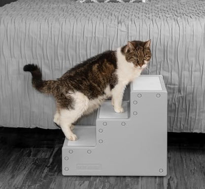 Pet Gear Pet Step III Pet Stairs, Essential Grey
