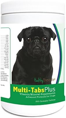 Healthy Breeds Pug Multi-Tabs Plus Chewable Tablets 365 Count