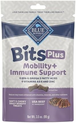 Blue Buffalo Bits Plus Beef Dog Treats, 3.5 oz