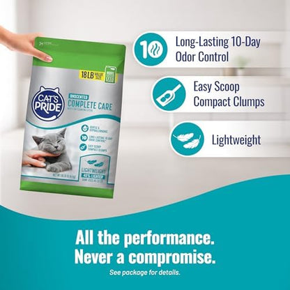 Cat's Pride Complete Care Hypoallergenic Unscented Litter 18lb