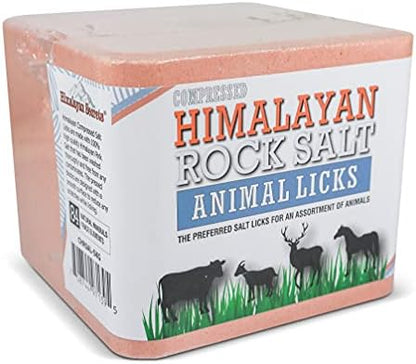 Himalayan Secrets Compressed Salt Lick for Livestock & Wildlife, 11 lb