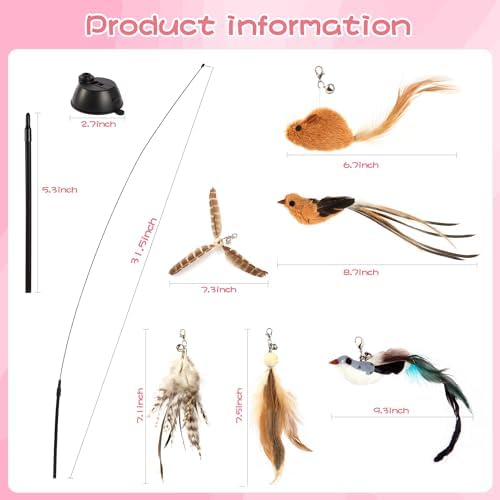 Interactive Bird Simulation Cat Toy Set