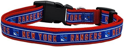 Pets First NHL Collar for Dogs & Cats. Adjustable, Cute, & Stylish! The Ultimate Hockey Fan Collar!