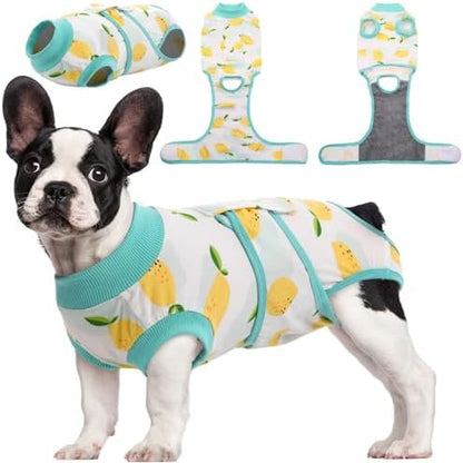 Kuoser Recovery Suit for Dogs Cats, Soft Dog Surgery Suit Female Male Spay