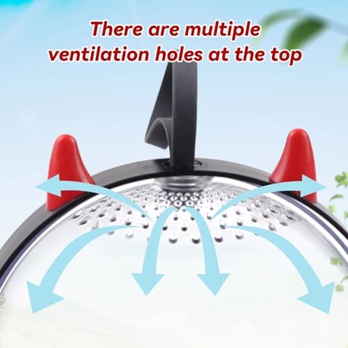 Portable Hamster Cage Travel Bag, High Permeability Hamster Travel Carrier with Water Bottle Small Pet Hamster Travel Carrier Cage for Hamster Gerbils Mice Guinea Pigs Sugar Glider(Black)
