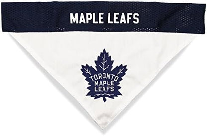 NHL Toronto Maple Leafs Bandana for Dogs & Cats, Small/Medium. - Cute & Stylish Bandana! The Perfect Hockey Fan Scarf Bandana, Great for Birthdays Or Any Party!
