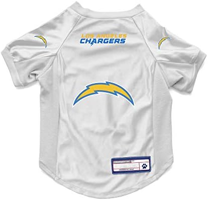 Littlearth NFL Los Angeles Chargers Stretch Pet Jersey, Team Color, Medium