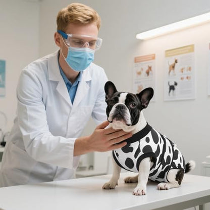 Kuoser Recovery Suit for Dogs Cats, Soft Dog Surgery Suit Female Male Spay