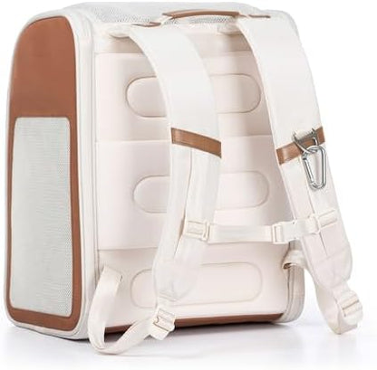Traveler's Choice Argo Tails of The Trail Pet Backpack Carrier, Tan