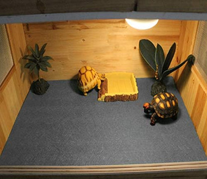 HERCOCCI 2 Pack Reptile Carpet, 39’’ x 20’’ Terrarium Bedding