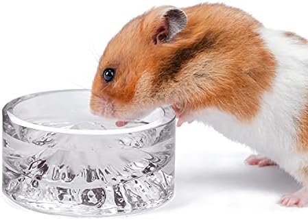 Niteangel Hamster Feeding & Water Bowl- 50ml Capacity & No Wet Fur for Pet