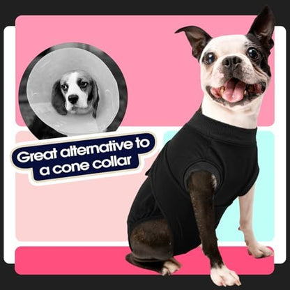 FUAMEY Dog Recovery Suit Male,Dogs Surgery Neuter Suits Puppy Spay Shirts