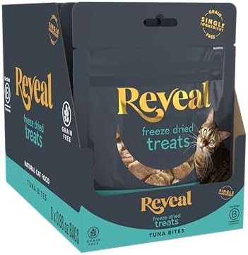 Reveal Tuna Freeze-Dried Cat Treats 8-Pack 0.88 oz Bags