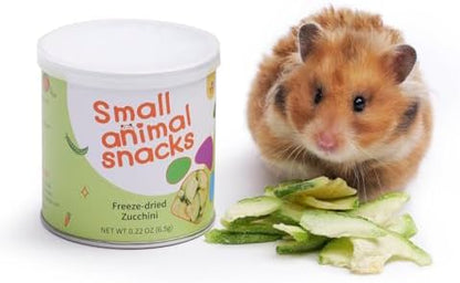 Niteangel Hamster Snack & Treats Toy: Freeze-Dried Zucchini & No Additive