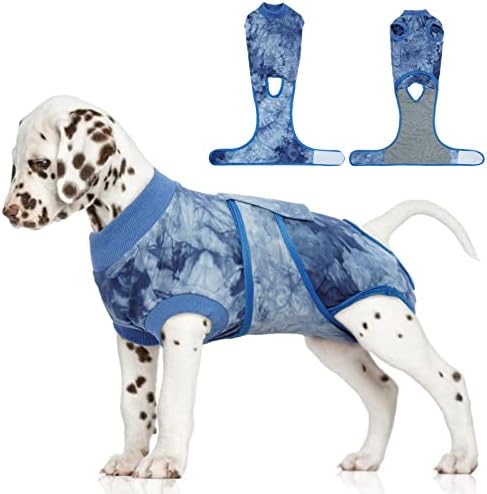 FUAMEY Recovery Suit for Dogs After Surgery,Soft Breathable Dog Bodysuit