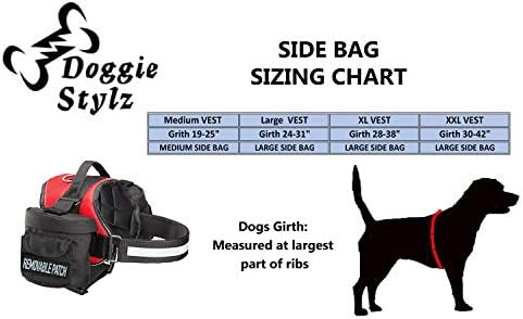 Doggie Stylz Dog Harness Utitlity Side Bags, Medium/Large/XLarge/XXLarge