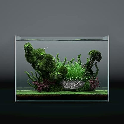 Landen Aquarium 36N 5 Gallon Nano Ultra Clear Glass Rimless Fish Tank