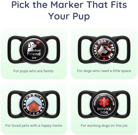Waterproof AirTag Holder for Dog Collar, Soft Slide-On Dog AirTag Holder
