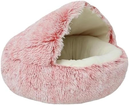 Cat Houses,Cat Beds for Indoor Cats,Cat Sleeping Bag,Small Cat Bed,Cat Condo,Cat Houses & Condos,Winter Warm Shell Semi-Closed Cat Litter Box,Pet Cat Bed,Semi-Enclosed Cat Litter Box