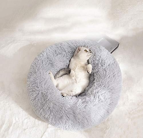 Cat Bed for Indoor Cats,Mini Plush Self Warming Kitten Bed, 20 Inch