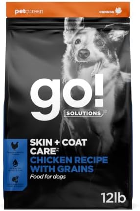 Go! Solutions Skin + Coat Care Chicken Dry Dog Food, 12 lb