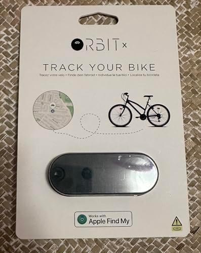 Orbit Velo - Advanced Bike Tracker with Apple Find My, Global GPS Location on iPhone, iPad, Mac & Apple Watch, Waterproof with 3 Year Battery Life, Secure Mount for Bottle Holder