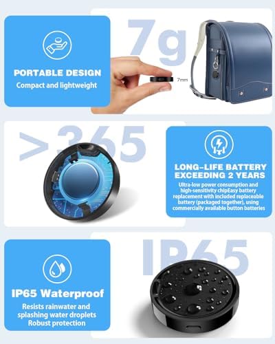 Air Tags for Android,Air Tags-4 Pack Android,Air Tracker Tags with 4 Case,2 Year Battery Life,Google Find Trackers for Google'S Find Hub App,IP65 Waterproof Luggage Air Tracker Tag for Keys