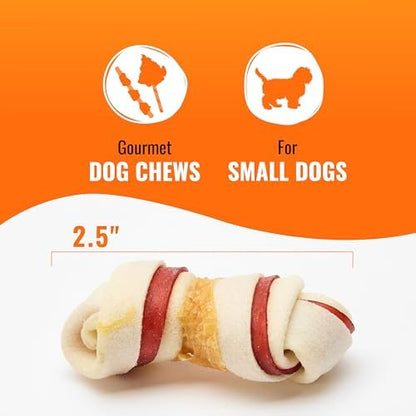 Good 'n' Fun Mini Bones Long-Lasting Dog Treat for Small Dogs, 25 Count